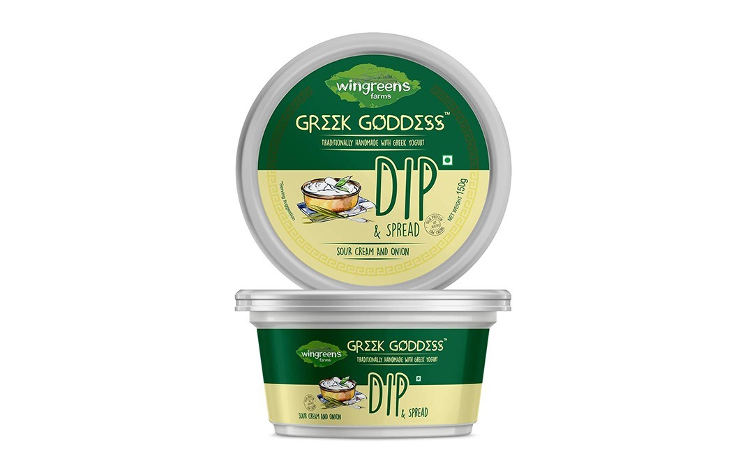 Wingreens Farms Greek Goddess Dip & Spread Sour Cream and Onion   Cup  150 grams